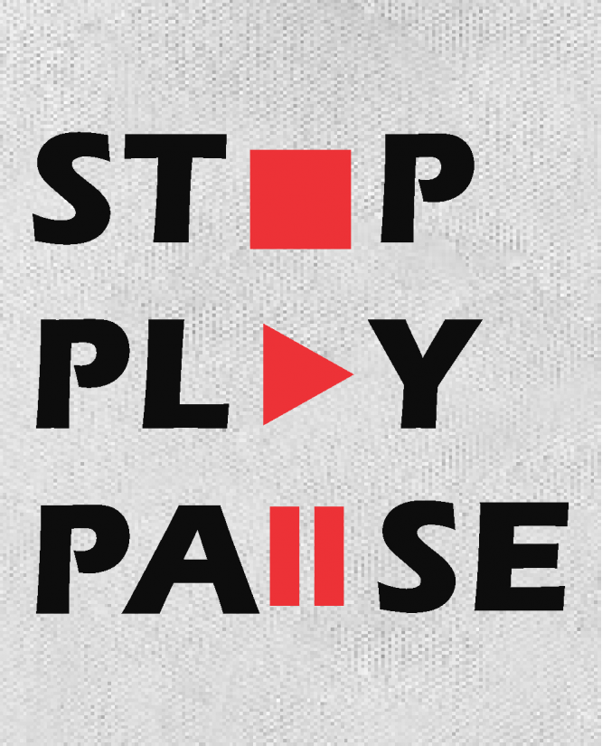 Kepurė  stop play pause
